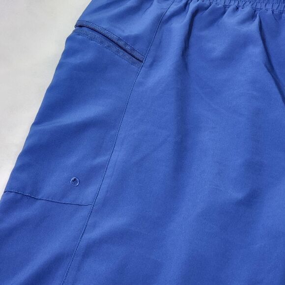 Men's Super Lightweight Soft Polyester Blue Lounge Shorts Size Large L NEW - Picture 2 of 10